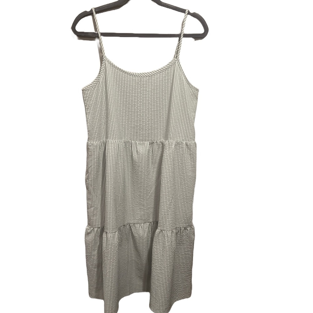 Wishlist Apparel Seersucker Striped Summer Dress